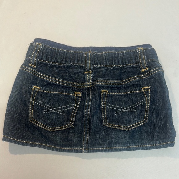 GAP - Blue Denim Mini Skirt/skort with Fitted Waistband - Picture 4 of 4